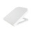 Luxury Square Toilet Seat Heavy Duty Soft Top Quick Release Hinges 4