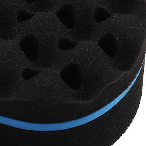 Double Sided Barber Sponge Hair Brush Braids Locking Twists Coil Afros Curl Wave 1