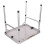 Folding Camping Table Party Kitchen Outdoor Garden BBQ Aluminum 7
