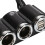 4 Way Multi Socket Car Cigarette Lighter Splitter USB Plug Charger DC 12V-24V 2