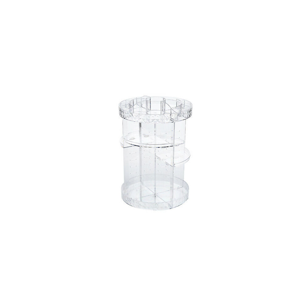 Clear Acrylic Rotating Makeup Organiser | Cosmetics Holder