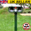 Solar Battery Cat Repeller Animal Chaser Scarer Ultrasonic Deterrent 2