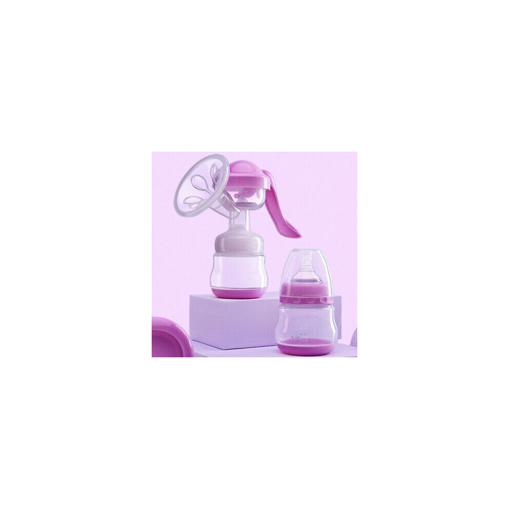 Baby Manual Hand Breast Pump Mute Infant Breastfeeding Feeding Suction Tool