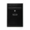 Lockable Black Steel Wall Mounted Postbox 5