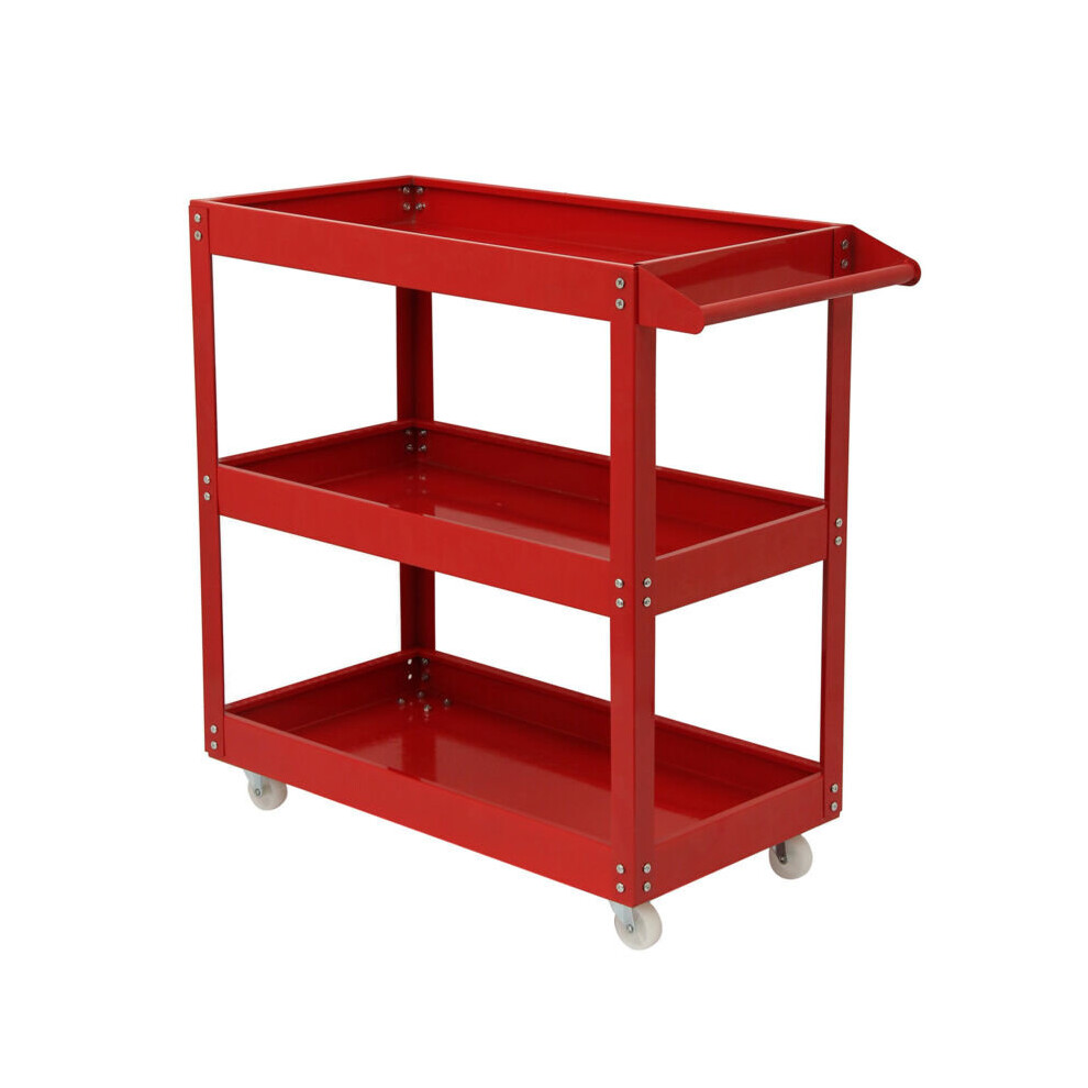 3 Tier Tool Trolley - 200kg Heavy Duty Wheel Cart For Garage Storage