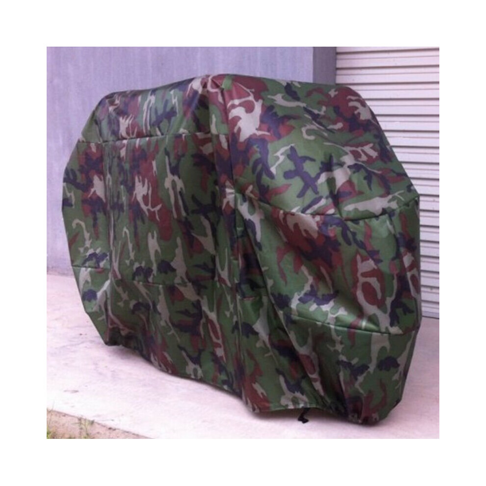 Heavy Waterproof Motorcycle Dustproof Motorbike Shelter Camouflage