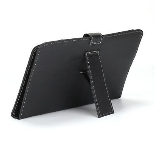 Black Leather Case with USB Keyboard & Stand for 10-inch Android Tablets – 2-in-1 Protective Keyboard Case 1