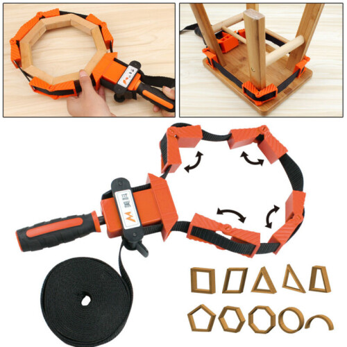 Picture Frame Woodworking Band Strap Clamp Ratchet Corner Miter Mitre