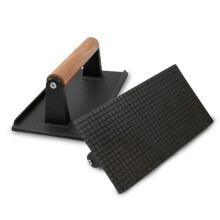 Cast Iron Bacon Steak Meat Press Grill BBQ Cooking Weight Kitchen Barbeque Hot