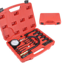 17 PCS Diesel Engine Compression Tester Set Automotive Compressor