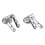 Pair of Toilet Chrome Hinges With Fittings Toilet Seat Replacement Mountings Top 5