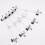 30 perchas de metal con pinza 2