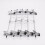30 perchas de metal con pinza 4
