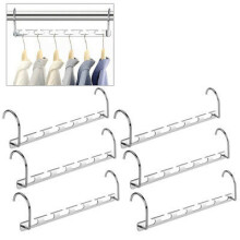 6X Space Saver Metal Magic Hanger Clothes Closet Organize Hook