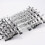 30 perchas de metal con pinza 1