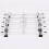 30 perchas de metal con pinza 6