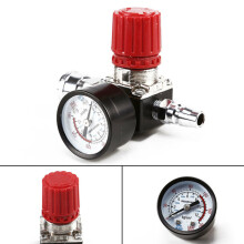 1/4" paineilmakompressori 180PSI paineensäädin mittari säätöventtiilin säätöventtiili FM
