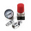 1/4" Air Compressor 180PSI Pressure Regulator Gauge Regulating Control Valve FM 4