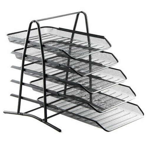 Tiered Mesh Letter Tray