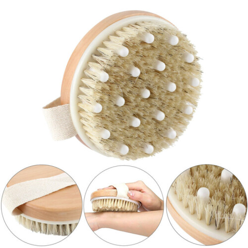 Natural Brushes Bath Skin Exfoliation Cellulite