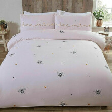 (Single) Bee Mine Bumblebee Duvet/Quilt Cover With Pillow Cases