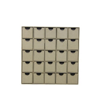 Decopatch Paper Mache Drawer unit with 25 Drawers Ideal for Advent Calendar