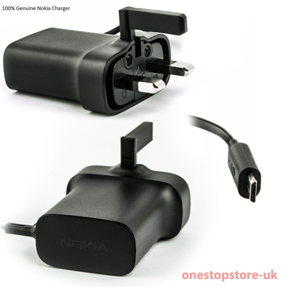 Nokia Mains Charger AC-18X For Nokia 215,Lumia 638 730 Dual SIM 830