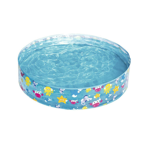 Bestway Bestway Fill N Fun Kids Paddling Swimming Pool Easy Set Up Rigid Vinyl PVC