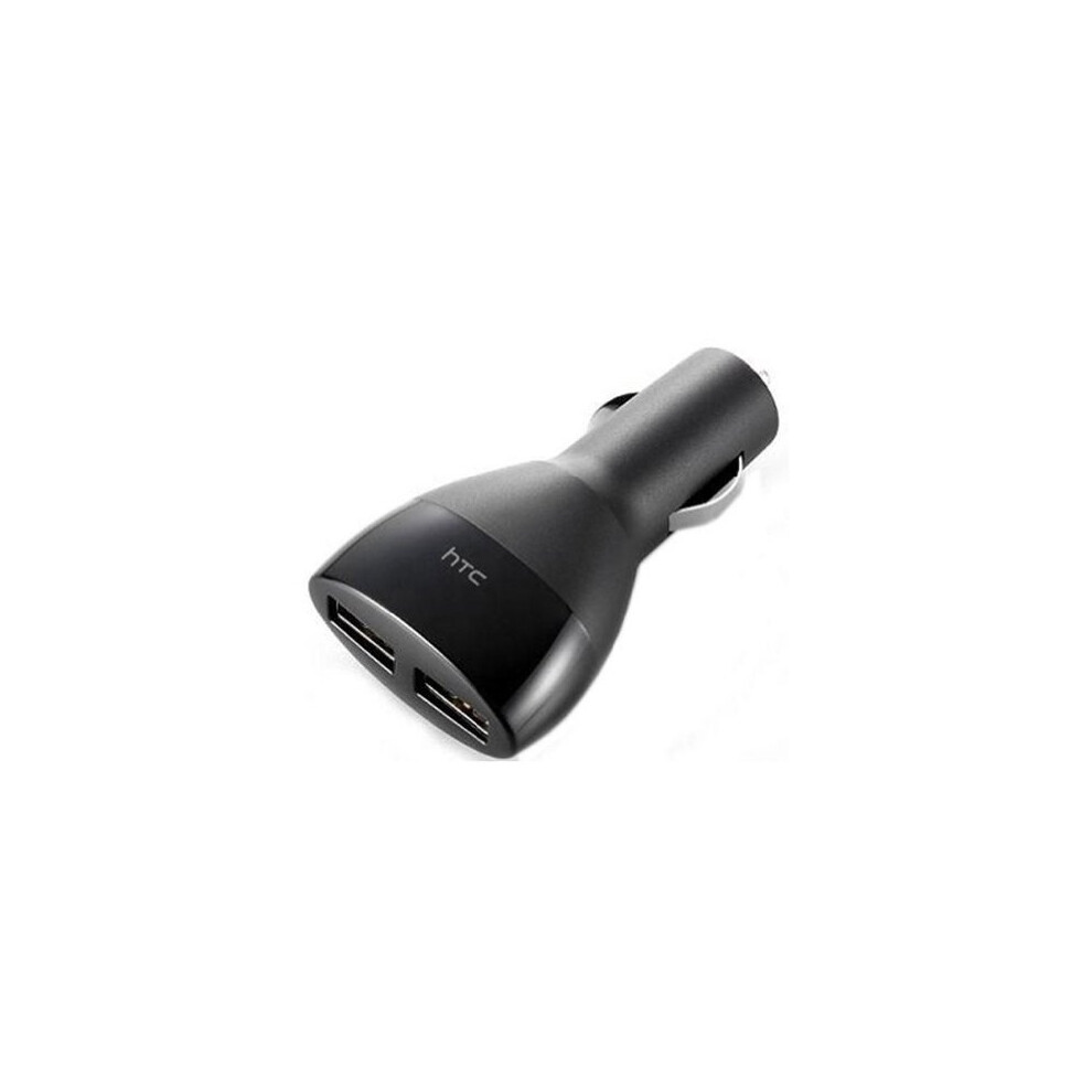 Genuine HTC CCC300 Dual USB Car Charger For HTC, LG, Samsung, Motorola