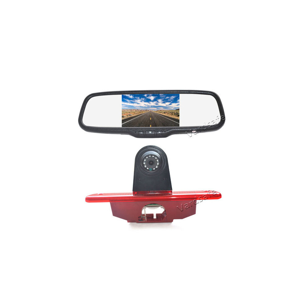 Vardsafe Rear View Backup Camera + Mirror Monitor For Citroen Jumpy / Peugeot Expert / Fiat Scudo / Toyota Proace 2007-2016 8414745561603