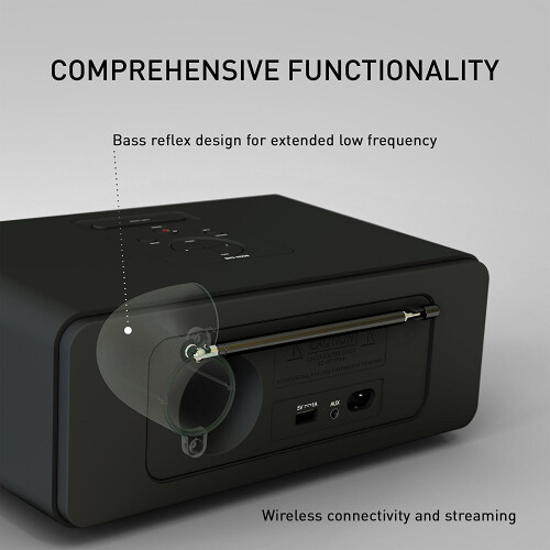 KitSound KitSound Boom DAB/FM/Bluetooth Radio Speaker Alarm USB Aux Mains 2