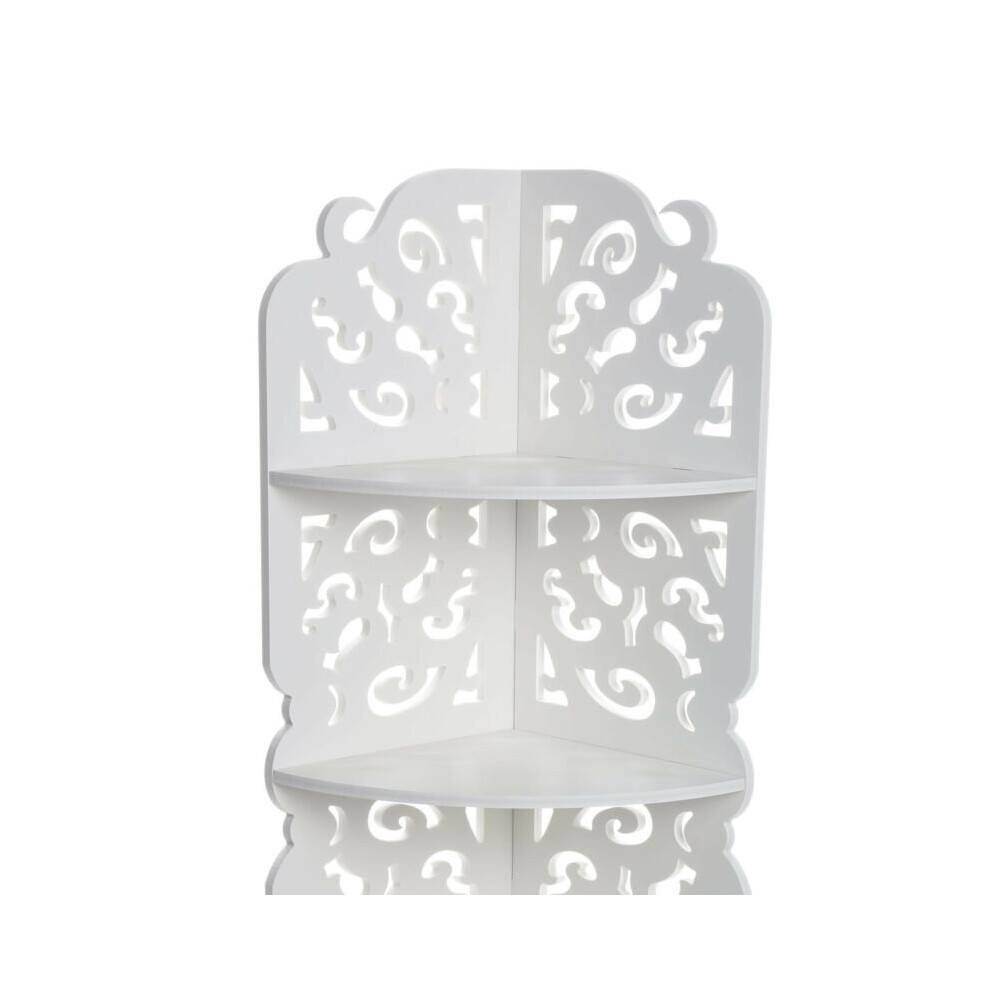 Modern Wall Corner Storage Shelving Unit Bookshelf CD DVD Toy Stand ...