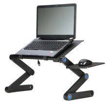 Adjustable Laptop Cooling Stand & Riser Desk