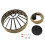 Large Chandelier Hemp Rope Coffee Ceiling Lamp Pendant Hotel Light 2