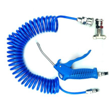 Air Duster Blow Gun And 5M Recoil Hose Truck Lorry Dust Blower Cleaning Hose Uk