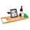 Extendable Natural Bamboo Bathtub Rack 7
