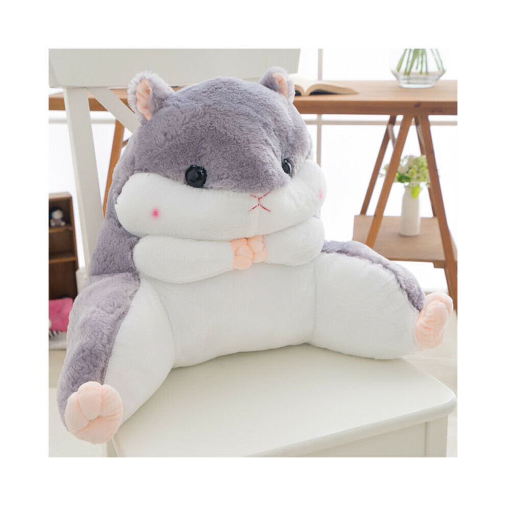 550313 Cute Lounger Back Pillow - Armrest Support Lumbar Cushion for Bed, Office or Car Foldable Plush