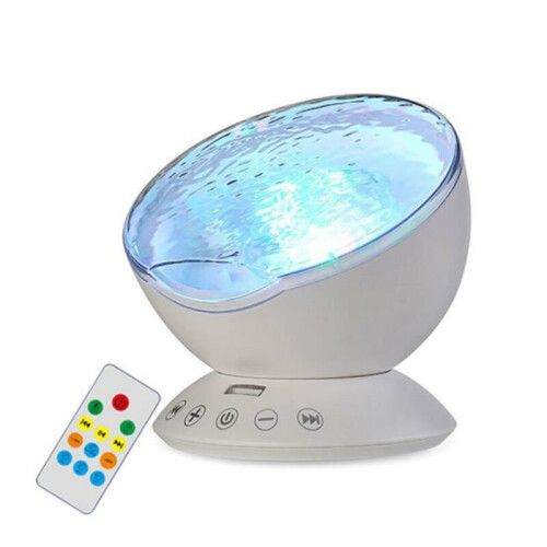 LED Ocean Wave Light Projector With Built-In Mini Speaker