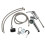 Modern Mono Kitchen Mixer Tap Pull Out Handheld Spray Round Single Lever Chrome 5