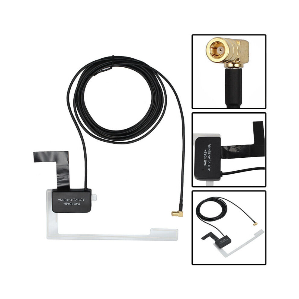 An-Dab1 Glass Mount Dab Digital Car Radio Aerial Antenna Adhesive Smb 711005771054