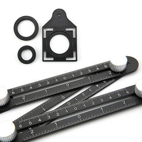 Universal Alumium Alloy Angularizer Ruler Multi Angle Measuring Template Tool UK 1