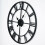 XL 60cm Roman Numeral Clock | Skeleton Wall Clock 5