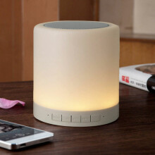 Smart LED Bluetooth Night Light Speaker 5W Wireless Hanging Touch Sensor Lamp