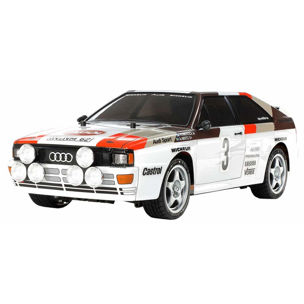 Tamiya 58667 1:10 RC Audi Quattro Rally A2 (TT-02) Model Kit 1:14