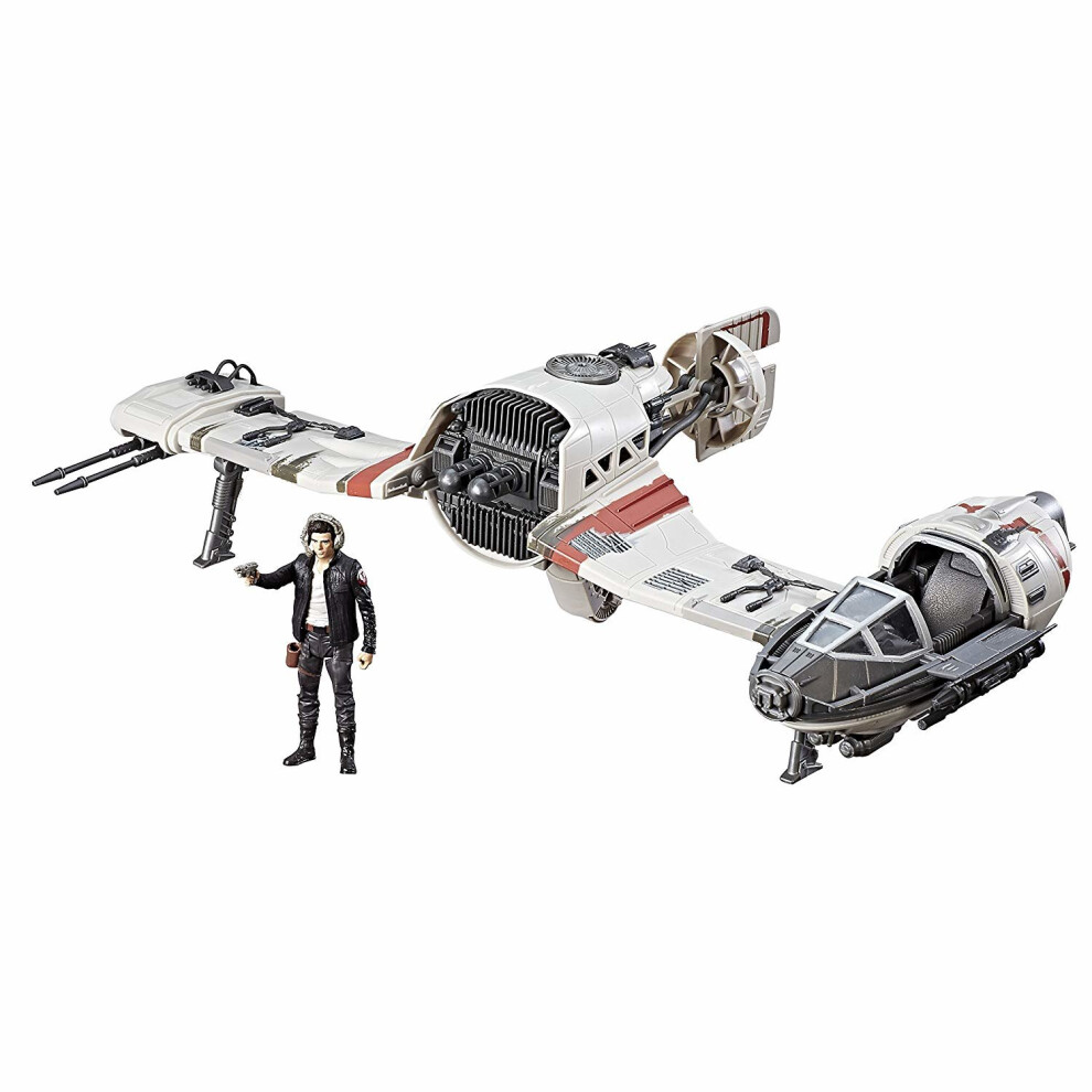 Star Wars E8 Resist Ski Speeder & Pilot Force Link Activated Set