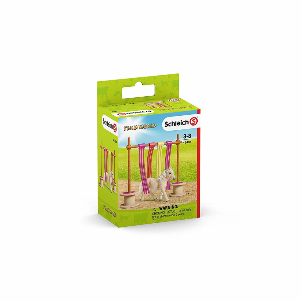 Schleich 42484 Farm World Pony Curtain Obstacle