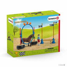 Schleich 42482 Farm World Pony Agility Race