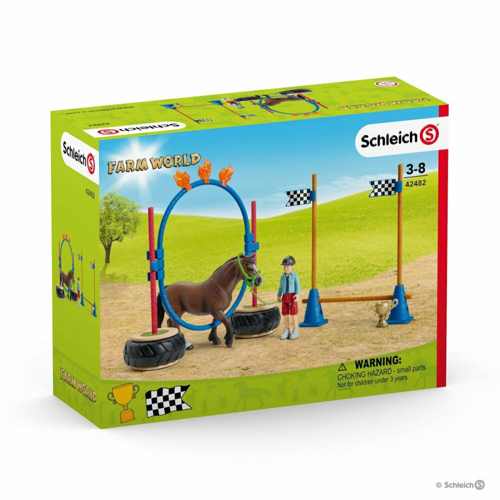 Schleich 42482 Farm World Pony Agility Race