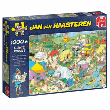 Jan van Haasteren - Camping in The Forest, 1000 Piece Jigsaw Puzzle