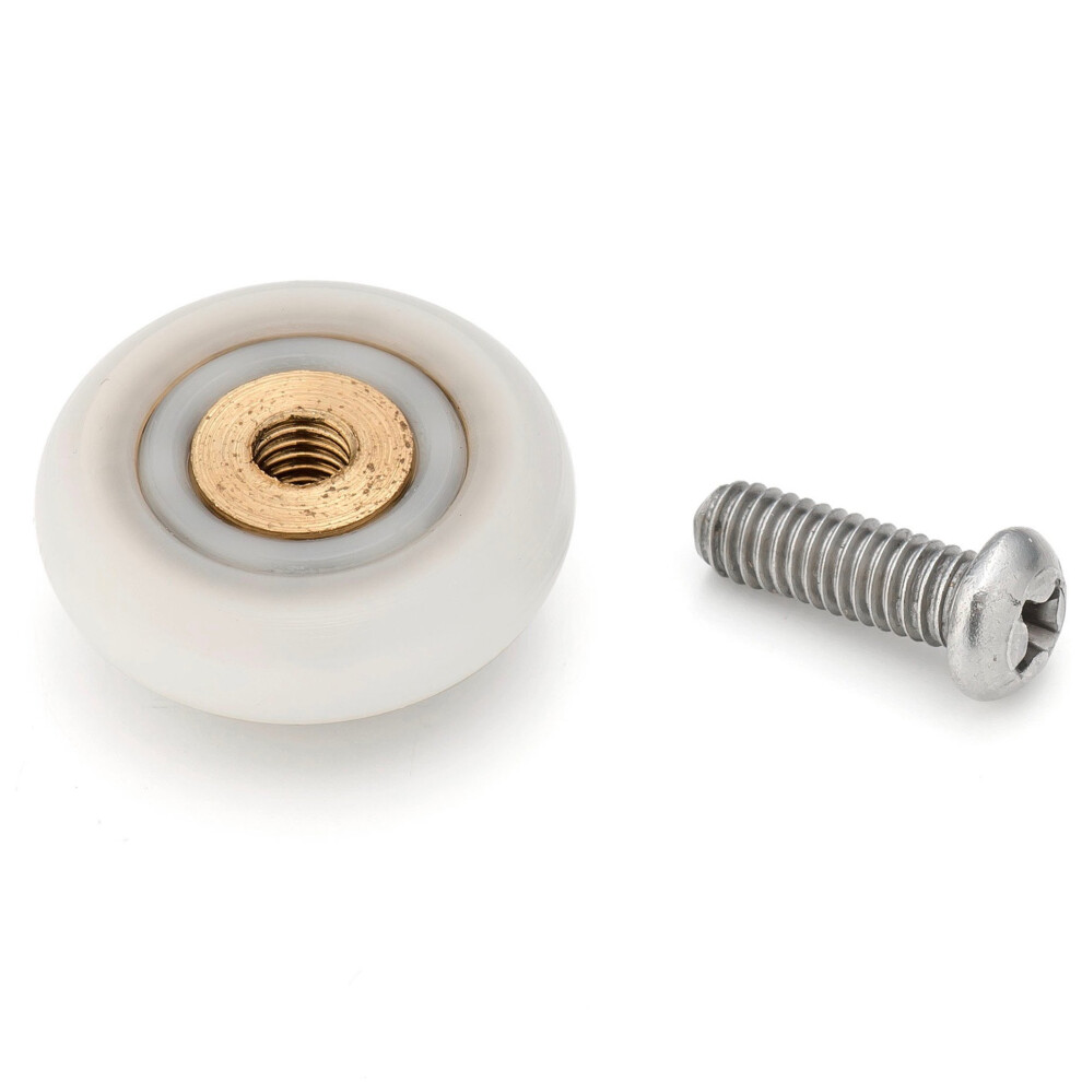(19Mm) 4 X Shower Door Rollers /Runners Replacements 19Mm Or 20Mm Wheel Diameter L078i 5060363614080